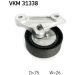 SKF Spannrolle, Keilrippenriemen VKM 31338