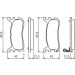 BOSCH Bremsbelagsatz, Scheibenbremse 0 986 494 482 BOSCH Bremsbelagsatz, Scheibenbremse 0 986 494 482