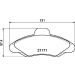 Hella Bremsbelagsatz, Scheibenbremse 8DB 355 019-041 Hella Bremsbelagsatz, Scheibenbremse 8DB 355 019-041