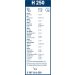 BOSCH H 250 Scheibenwischer Rear 3 397 011 629