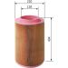 BOSCH 1 457 433 568 Luftfilter