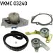 SKF Wasserpumpe + Zahnriemensatz VKMC 03240