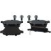 BOSCH Bremsbelagsatz, Scheibenbremse 0 986 494 934