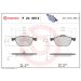 Brembo Bremsbelagsatz, Scheibenbremse XTRA LINE P 24 061X Brembo Bremsbelagsatz, Scheibenbremse XTRA LINE P 24 061X