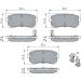 BOSCH Bremsbelagsatz, Scheibenbremse 0 986 494 887 BOSCH Bremsbelagsatz, Scheibenbremse 0 986 494 887