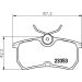 Bremsbelagsatz, Scheibenbremse 8DB 355 018-411 Bremsbelagsatz, Scheibenbremse 8DB 355 018-411