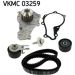 SKF Wasserpumpe + Zahnriemensatz VKMC 03259