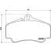 Brembo Bremsbelagsatz, Scheibenbremse PRIME LINE P 65 011