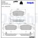 Delphi Bremsbelagsatz, Scheibenbremse LP3236 Delphi Bremsbelagsatz, Scheibenbremse LP3236
