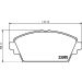 Hella Bremsbelagsatz, Scheibenbremse 8DB 355 011-951 Hella Bremsbelagsatz, Scheibenbremse 8DB 355 011-951