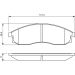 BOSCH Bremsbelagsatz, Scheibenbremse 0 986 424 340