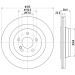 Bremsscheibe 8DD 355 107-961 Bremsscheibe 8DD 355 107-961