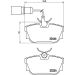 Brembo Bremsbelagsatz, Scheibenbremse PRIME LINE P 85 059
