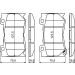 BOSCH Bremsbelagsatz, Scheibenbremse 0 986 494 707 BOSCH Bremsbelagsatz, Scheibenbremse 0 986 494 707