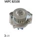 SKF Wasserpumpe VKPC 82100
