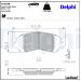 Delphi Bremsbelagsatz, Scheibenbremse LP2038 Delphi Bremsbelagsatz, Scheibenbremse LP2038