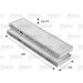 Valeo Filter, Innenraumluft VALEO ESSENTIAL 715662