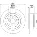 Hella Bremsscheibe 8DD 355 113-791