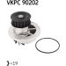 SKF Wasserpumpe Aquamax VKPC 90202