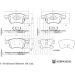 Blue Print Bremsbelagsatz, Scheibenbremse ADBP420032