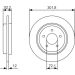 BOSCH Bremsscheibe 0 986 479 A53 BOSCH Bremsscheibe 0 986 479 A53