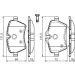 BOSCH Bremsbelagsatz, Scheibenbremse 0 986 494 168 BOSCH Bremsbelagsatz, Scheibenbremse 0 986 494 168