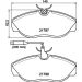 Hella Bremsbelagsatz, Scheibenbremse 8DB 355 018-141 Hella Bremsbelagsatz, Scheibenbremse 8DB 355 018-141