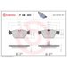Brembo Bremsbelagsatz, Scheibenbremse PRIME LINE P 06 057 Brembo Bremsbelagsatz, Scheibenbremse PRIME LINE P 06 057