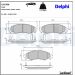 Delphi Bremsbelagsatz, Scheibenbremse LP1500 Delphi Bremsbelagsatz, Scheibenbremse LP1500