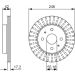 BOSCH Bremsscheibe 0 986 479 769