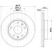 Bremsscheibe 8DD 355 108-901 Bremsscheibe 8DD 355 108-901