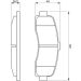BOSCH Bremsbelagsatz, Scheibenbremse 0 986 461 122 BOSCH Bremsbelagsatz, Scheibenbremse 0 986 461 122
