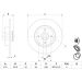 BOSCH Bremsscheibe 0 986 479 274