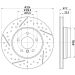 Hella Bremsscheibe PRO 8DD 355 123-031 Hella Bremsscheibe PRO 8DD 355 123-031