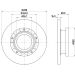 Hella Pagid Bremsscheibe 8DD 355 120-181