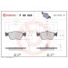 Brembo Bremsbelagsatz, Scheibenbremse PRIME LINE P 50 023 Brembo Bremsbelagsatz, Scheibenbremse PRIME LINE P 50 023