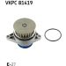 SKF Wasserpumpe VKPC 81419