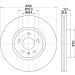 Bremsscheibe 8DD 355 129-231 Bremsscheibe 8DD 355 129-231