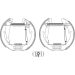 Textar Bremsbackensatz Shoe Kit Pro 84052400 Textar Bremsbackensatz Shoe Kit Pro 84052400