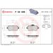 Brembo Bremsbelagsatz, Scheibenbremse PRIME LINE P 50 099