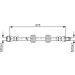 2 x BOSCH Bremsschlauch 1 987 481 750