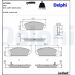 Delphi Bremsbelagsatz, Scheibenbremse LP1526 Delphi Bremsbelagsatz, Scheibenbremse LP1526
