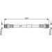 BOSCH Bremsschlauch 1 987 481 369