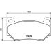Hella Bremsbelagsatz, Scheibenbremse 8DB 355 009-721