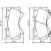 BOSCH Bremsbelagsatz, Scheibenbremse 0 986 494 449