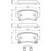 BOSCH Bremsbelagsatz, Scheibenbremse 0 986 494 586 BOSCH Bremsbelagsatz, Scheibenbremse 0 986 494 586