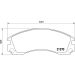 Brembo Bremsbelagsatz, Scheibenbremse PRIME LINE P 61 089