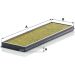 MANN-FILTER FP 37 001 Innenraumfilter FreciousPlus Aktivkohlefilter mit Polyphenol, antibakteriell, Feinstaubfilter (PM 2.5)