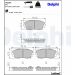 Delphi Bremsbelagsatz, Scheibenbremse LP2296 Delphi Bremsbelagsatz, Scheibenbremse LP2296