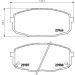Bremsbelagsatz, Scheibenbremse 8DB 355 010-611 Bremsbelagsatz, Scheibenbremse 8DB 355 010-611